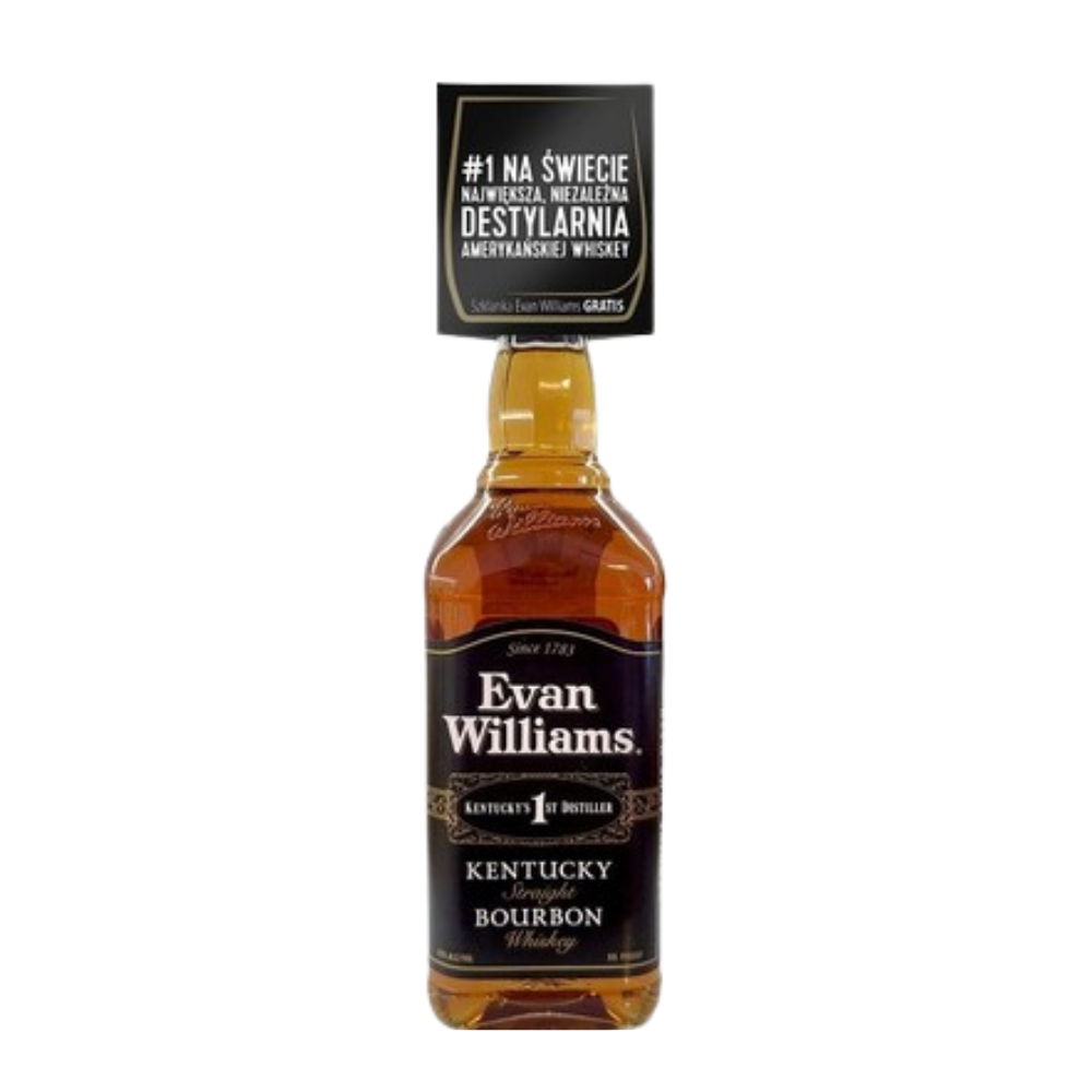 Whisky Evan Williams 40% 700 ml + szklanka