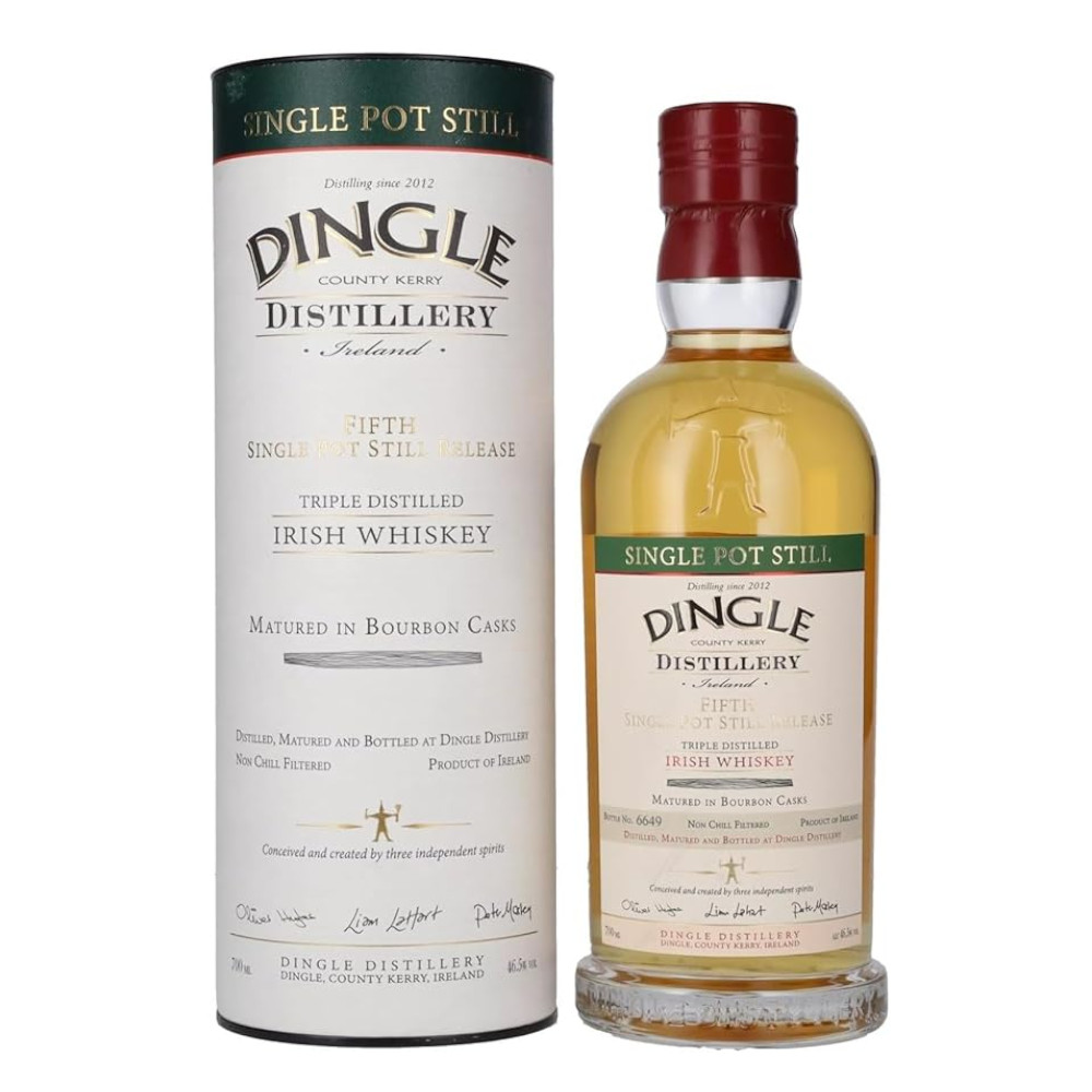 Whiskey Dingle Single Malt Pot Still 5th Release 46,5% 700 ml tuba