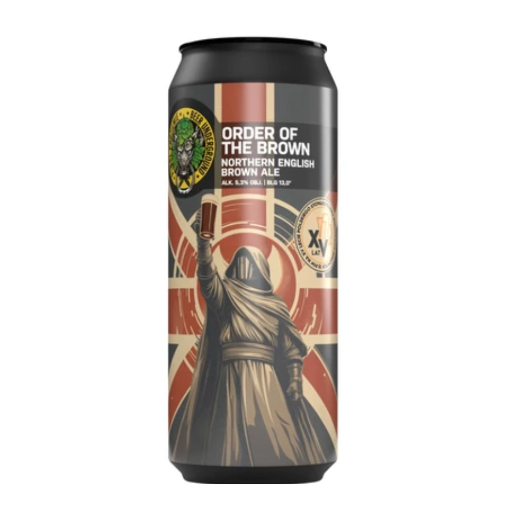 Piwo Piwne Podziemie Order of the Brown 5,3% 500 ml puszka