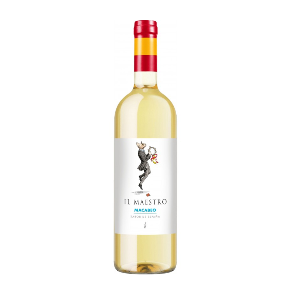 Wino Il Maestro Macabeo 11,5% białe półwytrawne 750 ml
