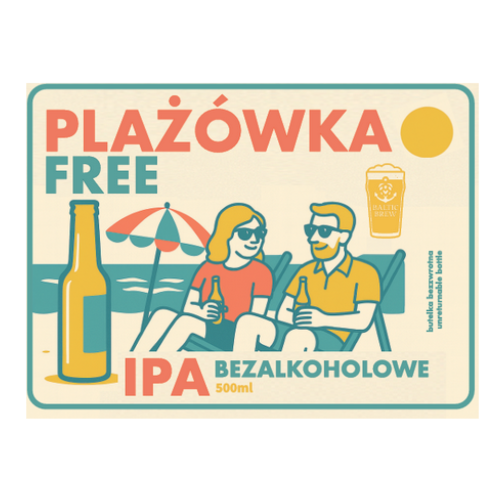 Piwo Sady Plażówka Free 0,5% 500 ml