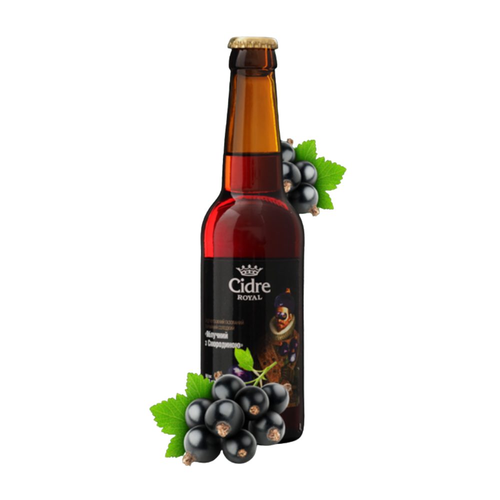 Cydr jabłkowy z czarną porzeczką 5% 330 ml