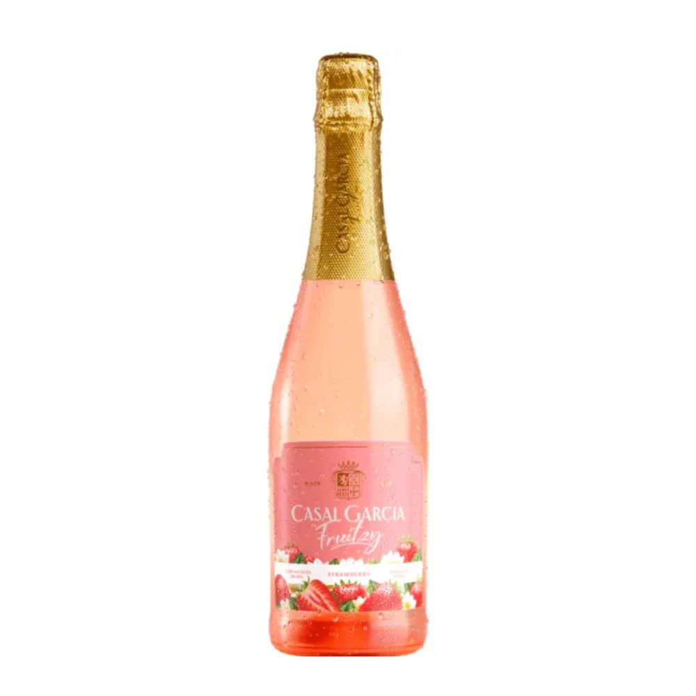Wino musujące Casal Garcia Fruitzy Strawberry 5,5% różowe półsłodkie 750 ml