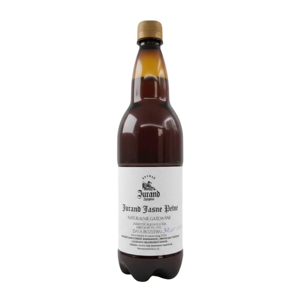 Piwo świeże Jurand Jasne Pszeniczne 4,8% 1000 ml