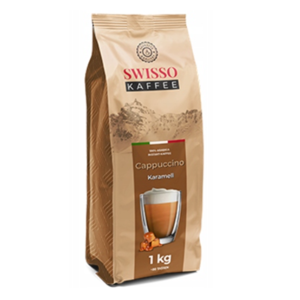 Kawa Swisso Kaffee Cappucino Karamell 1 kg