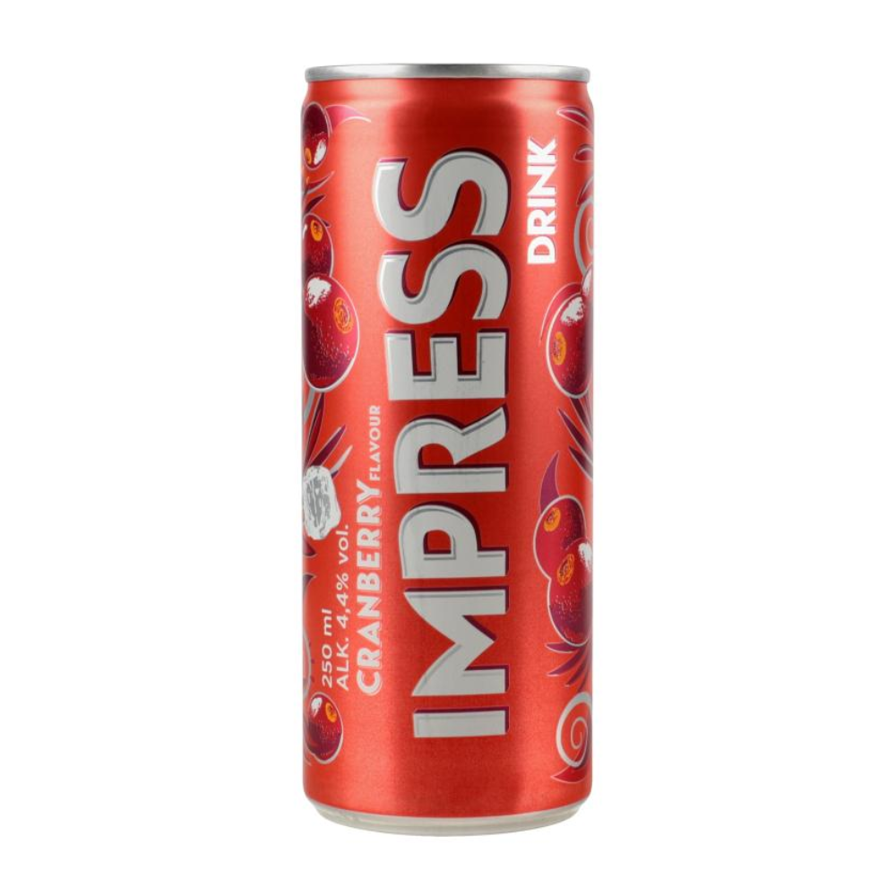Drink Impress Cranberry 4,4% 250 ml puszka