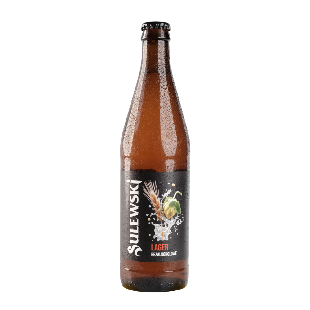 Piwo Sulewski Lager 0% 500 ml