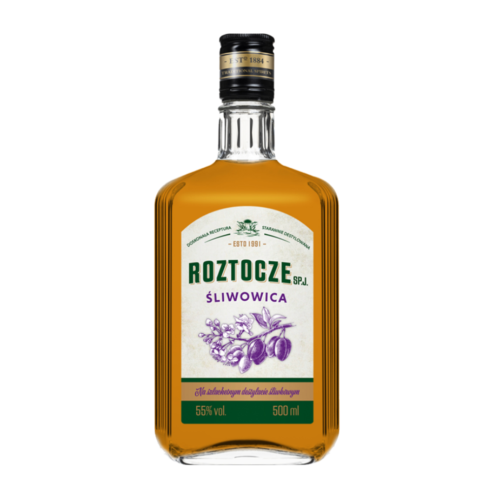 Wódka Roztocze Śliwowica 55% 500 ml