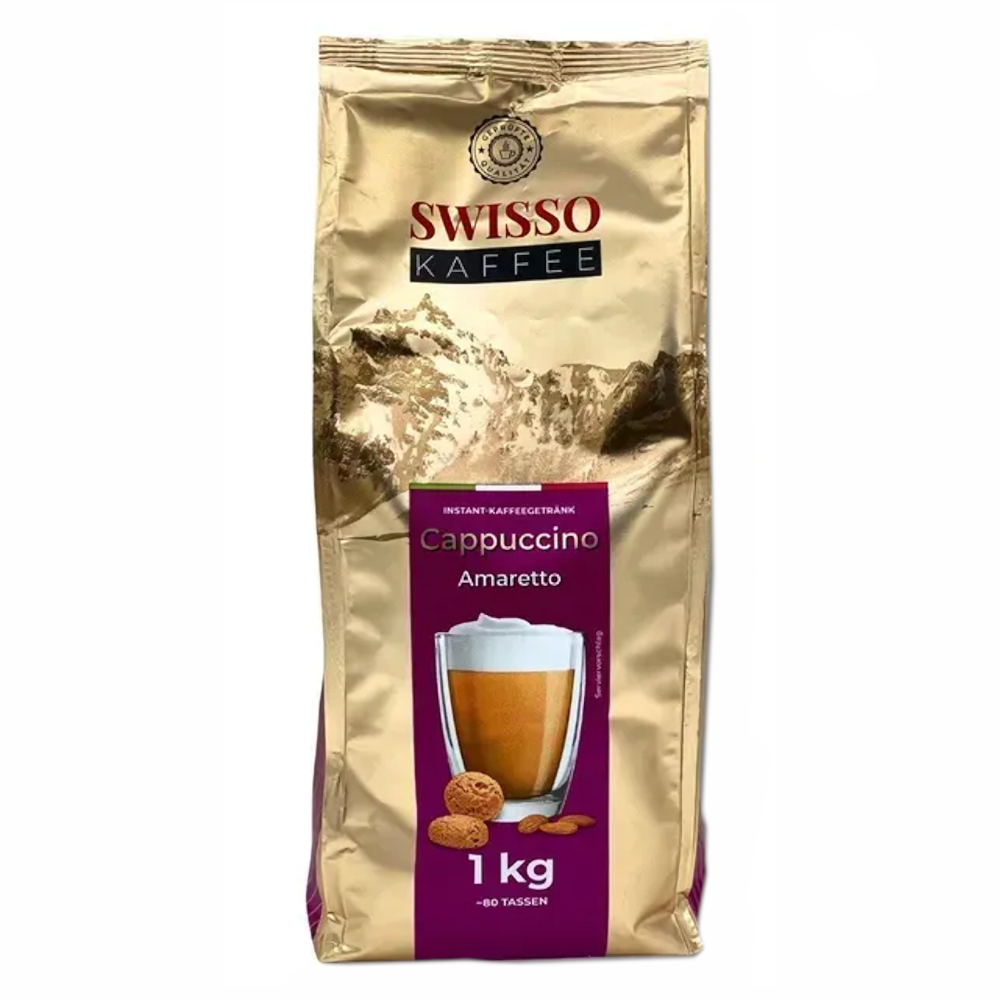 Kawa Swisso Kaffee Cappucino Amaretto 1 kg
