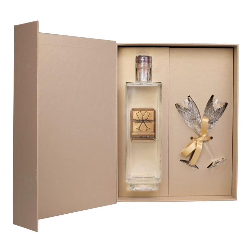 Wódka Kryształowa Premium 40% 700 ml + 2 kieliszki