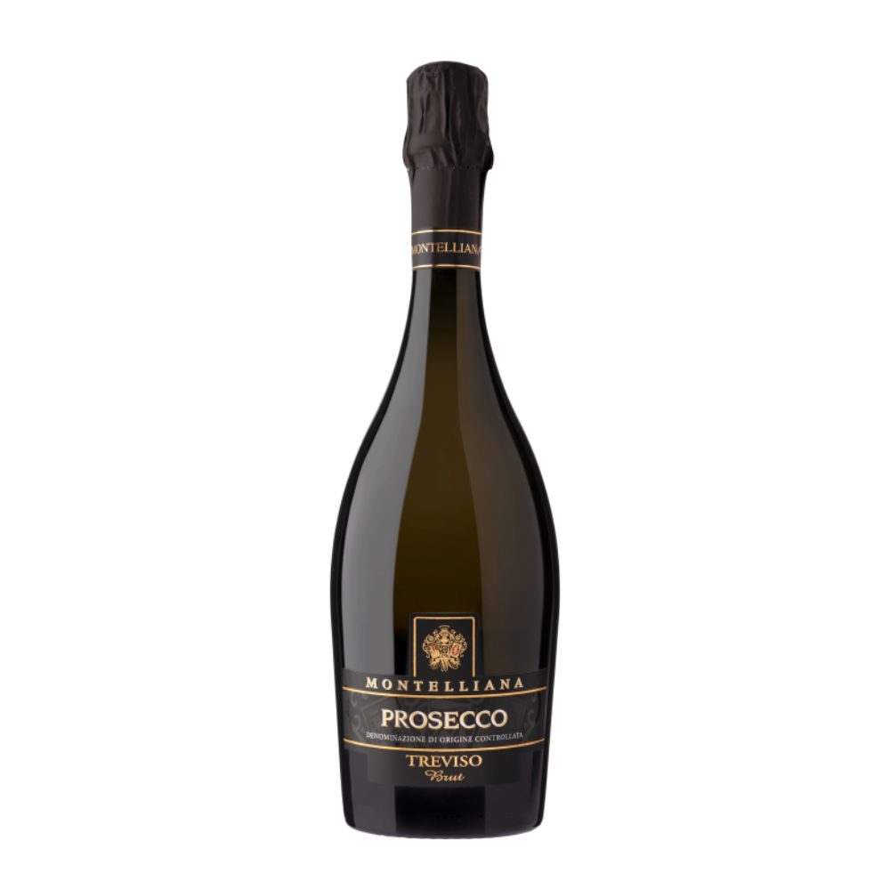 Wino musujące Montelliana Prosecco Spumante Brut 11% białe wytrawne 750 ml