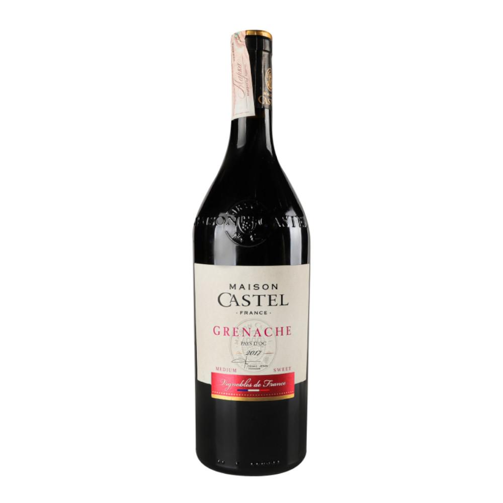 Wino Maison Castel Grenache 12,5% czerwone półsłodkie 750 ml