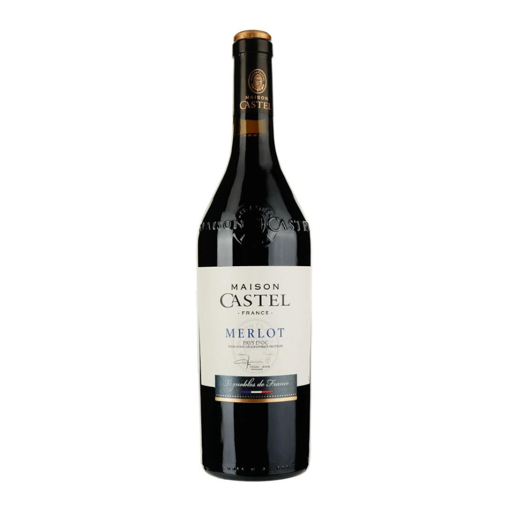 Wino Maison Castel Merlot 13% czerwone wytrawne 750 ml