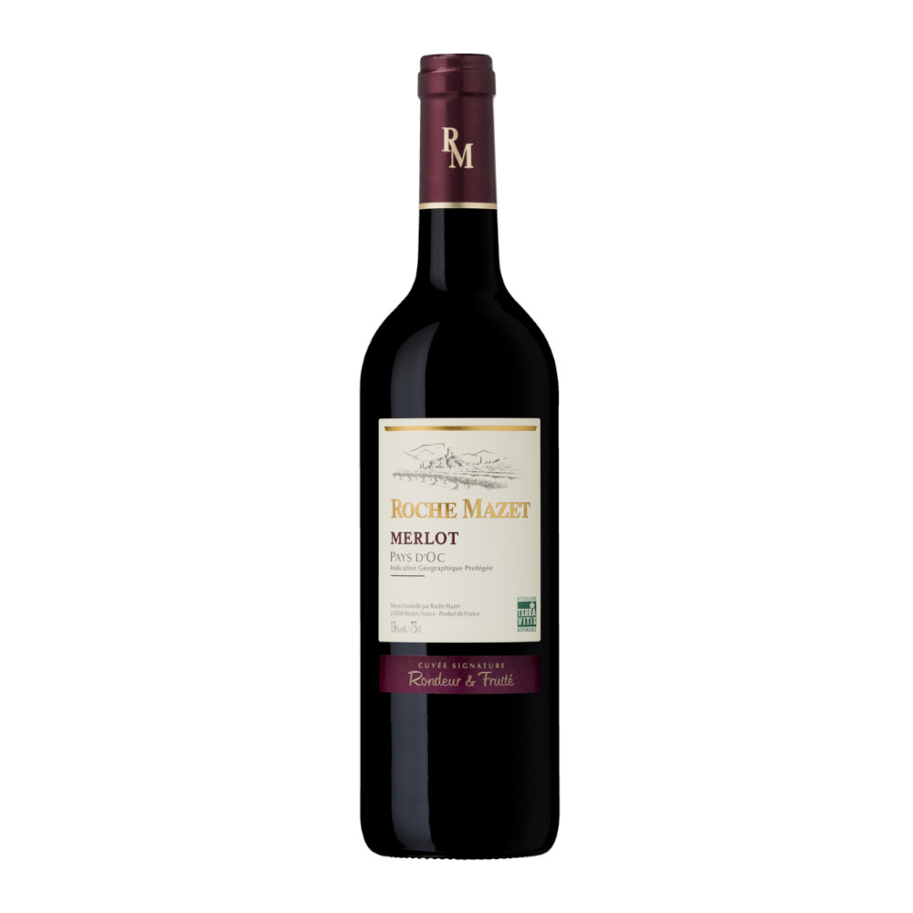 Wino Roche Mazet Merlot 13% czerwone wytrawne 750 ml