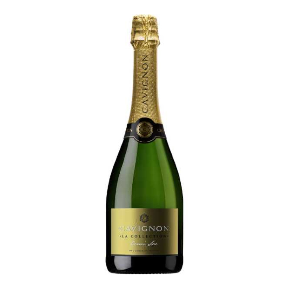 Wino Cavignon La Collection Demi Sec 11% białe musujące półwytrawne 750 ml