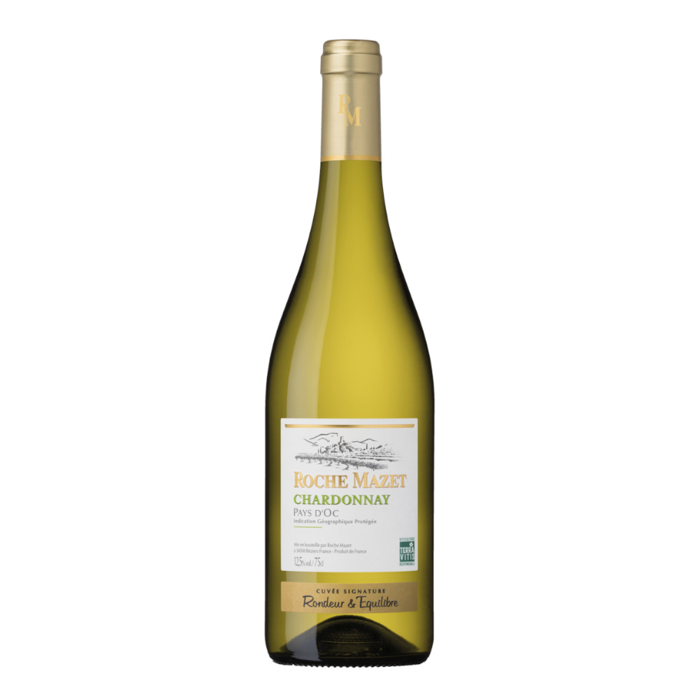 Wino Roche Mazet Chardonnay 12,5% białe wytrawne 750 ml