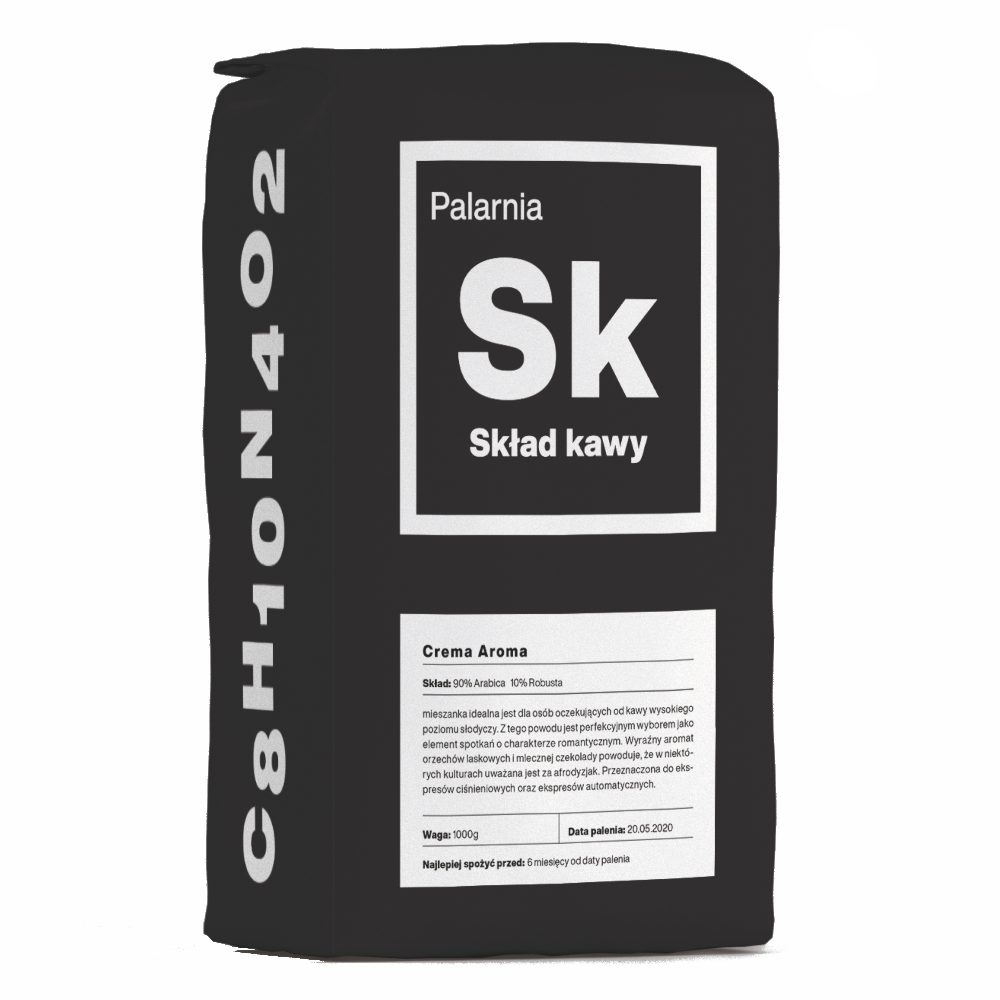 Kawa Skład Kawy Crema Aroma 250 g