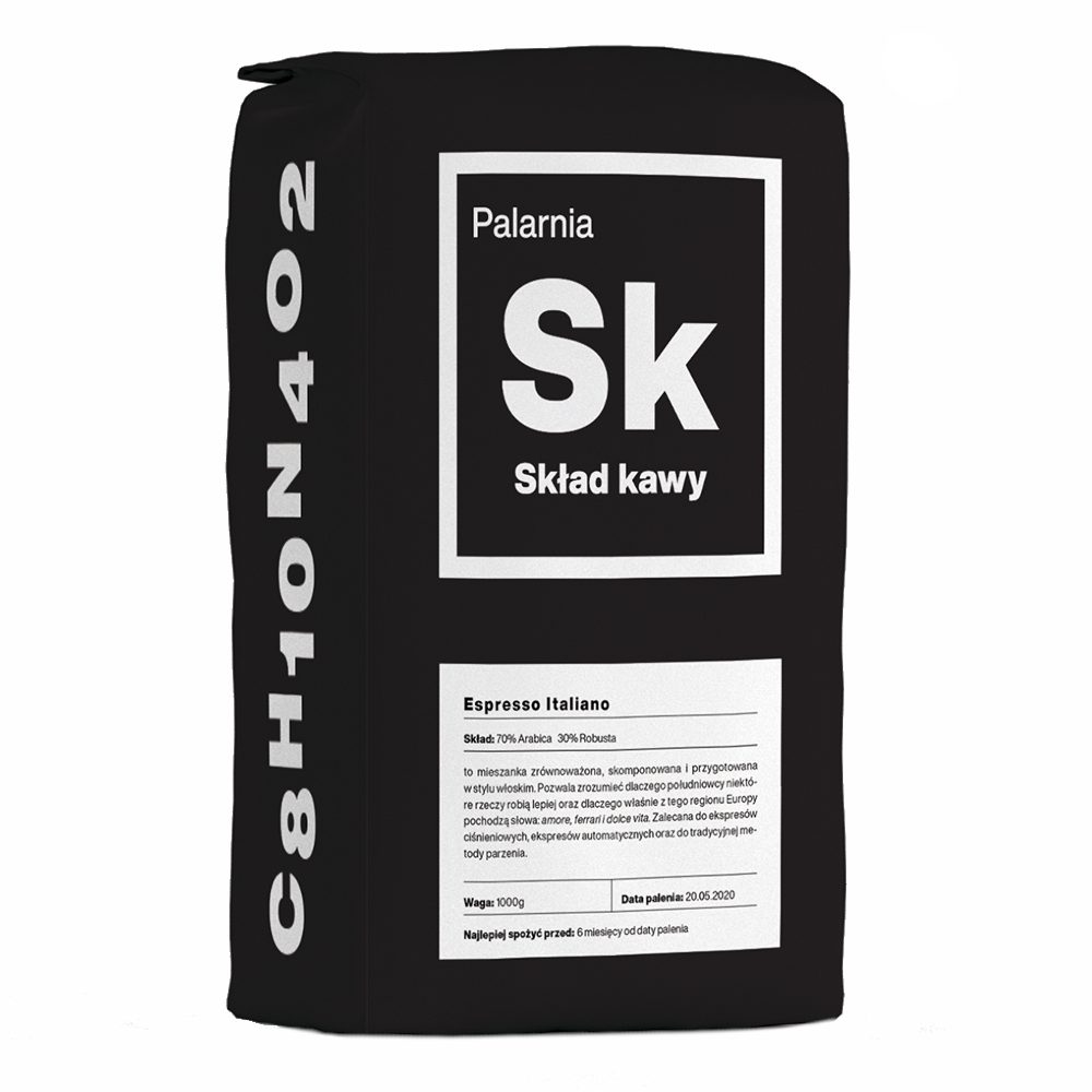 Kawa Skład Kawy Espresso Italiano 500 g