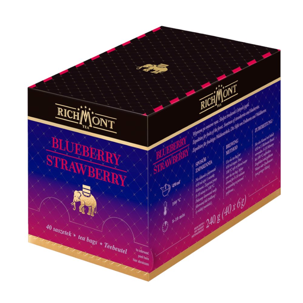 Herbata Richmont Blueberry Strawberry 50 szt