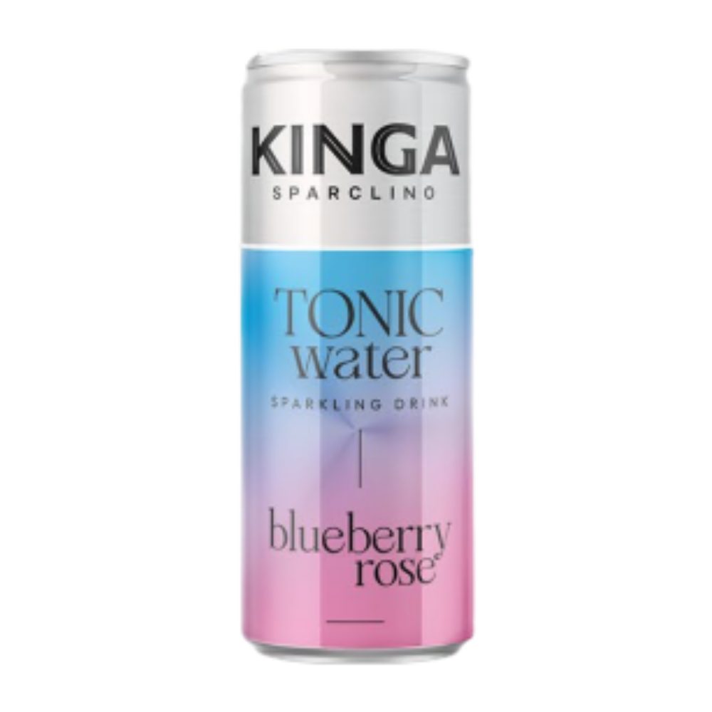 Napój Kinga Sparclino Tonic Blueberry - Rose 250 ml puszka