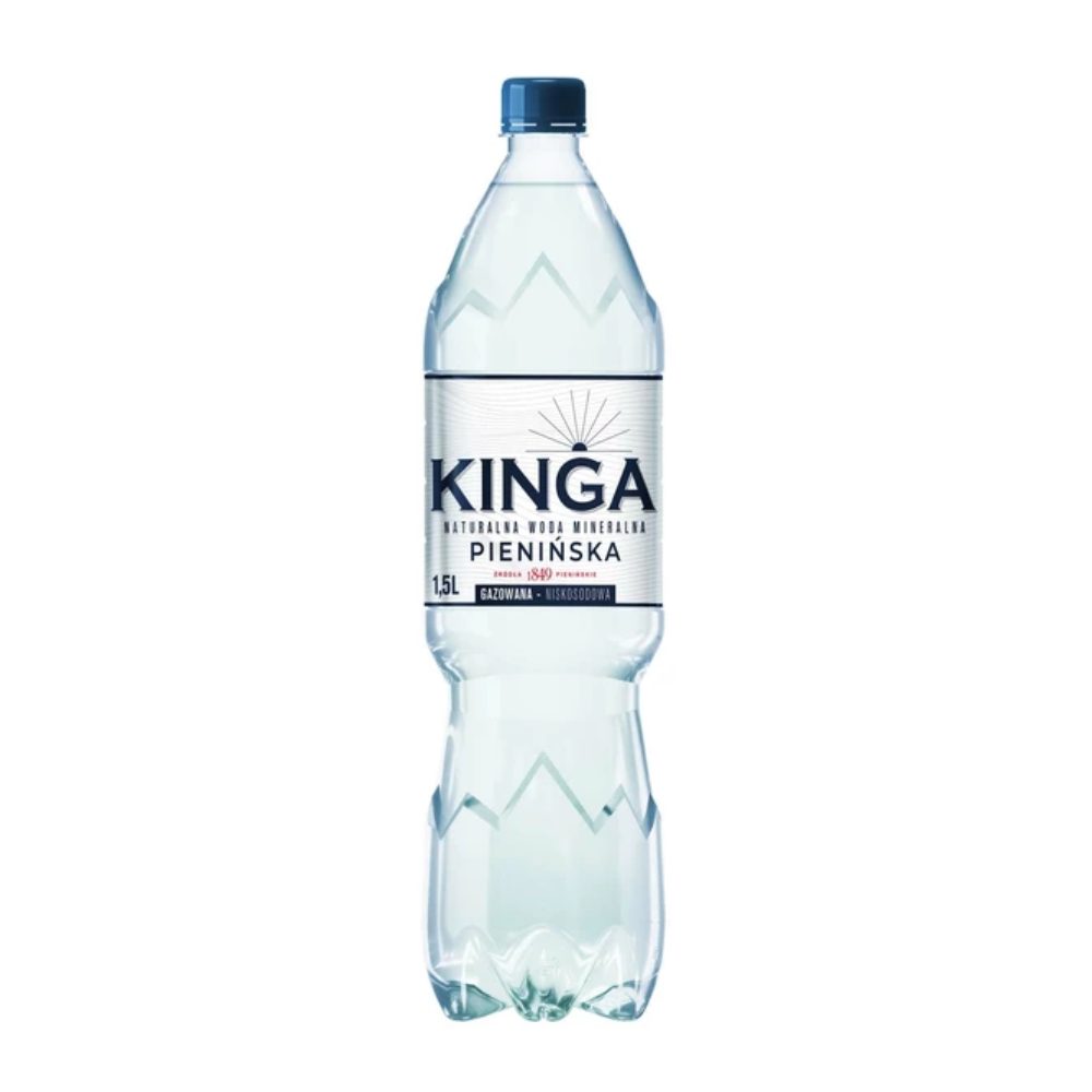 Woda Kinga Pienińska Gazowana 1500 ml DRS