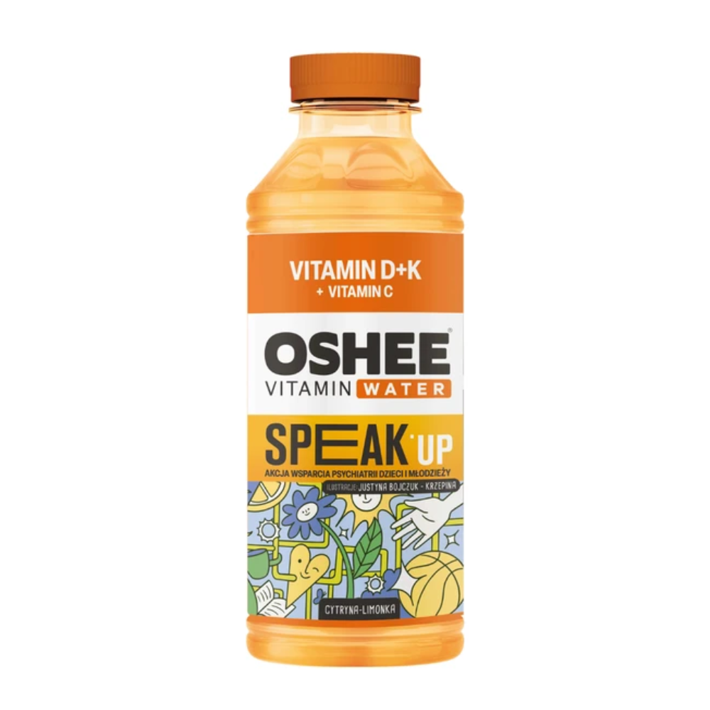Napój OSHEE Vitamin Water Witaminy D+K Speak UP 555 ml