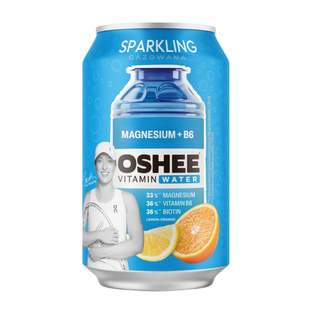 Napój 	OSHEE Vitamin Water Sparkling MAGNEZ + B6 330ml puszka