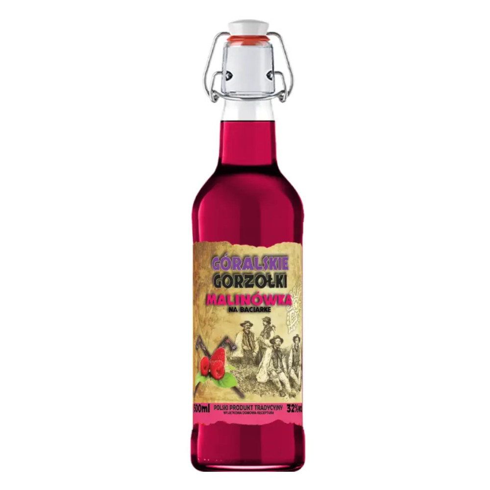 Nalewka Góralskie Gorzołki Malinówka 32% 500 ml