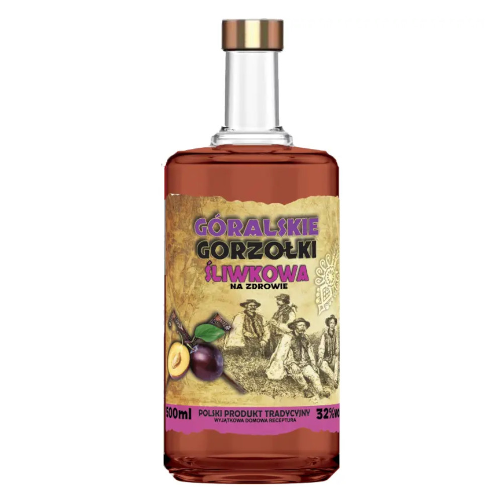 Nalewka Góralskie Gorzołki Śliwkowa 32% 500 ml