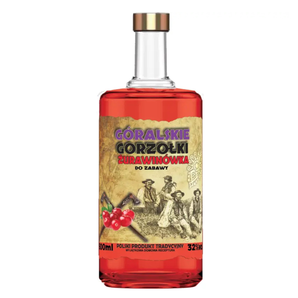 Nalewka Góralskie Gorzołki Żurawinówka 32% 500 ml