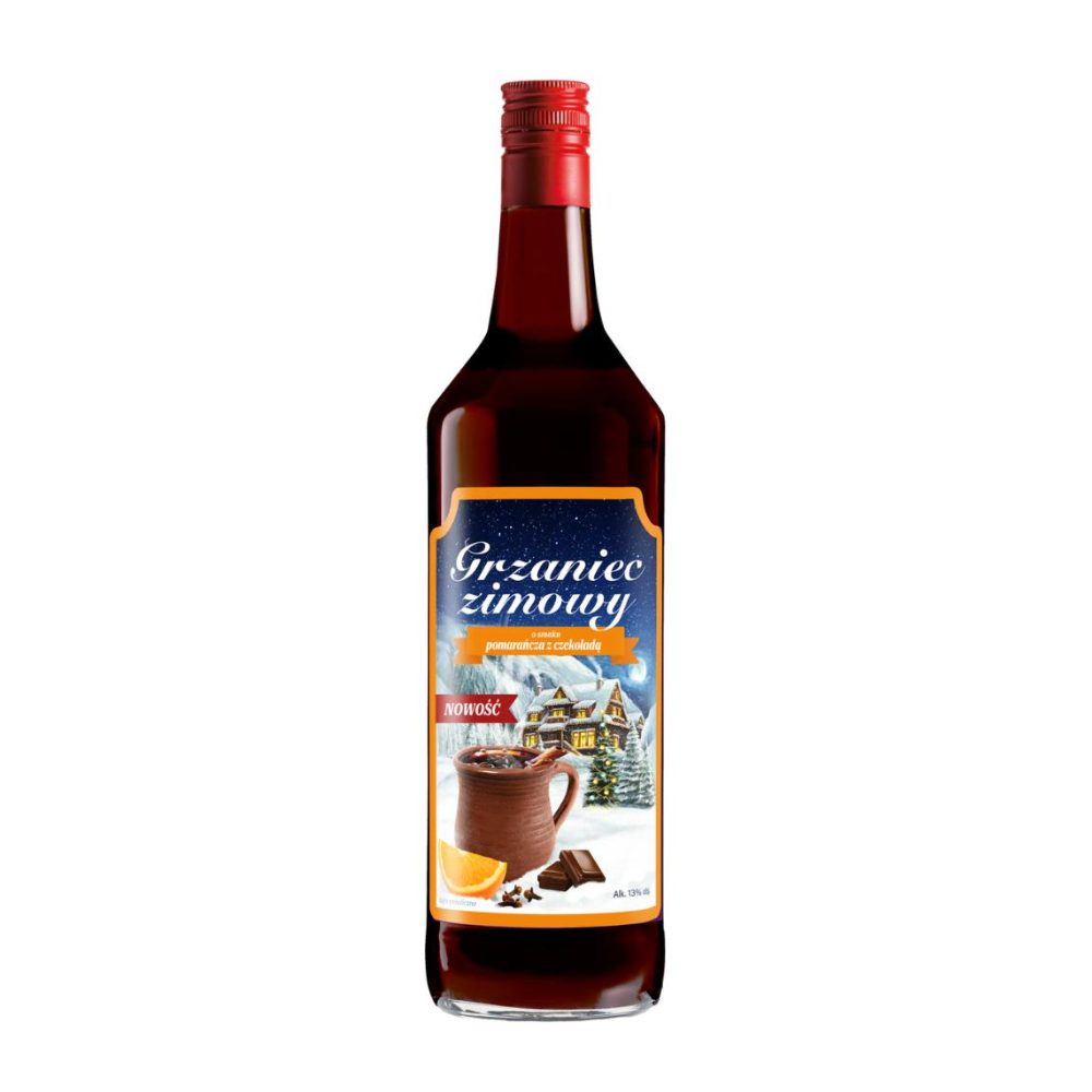 Grzaniec Zimowy Pomarańcza z Czekoladą 13% czerwone słodkie 1000 ml