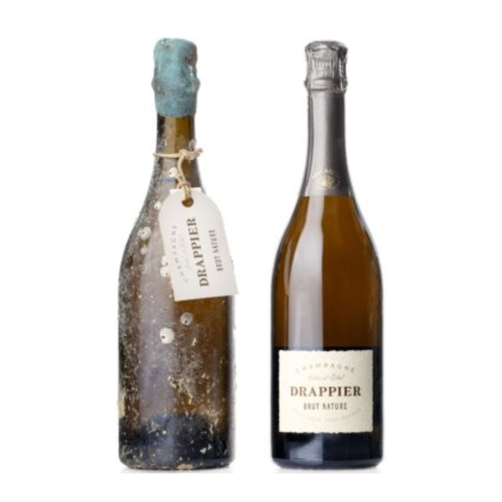 Szampan Drappier Brut Nature Immersion set 12% białe wytrawne 2 x 750 ml