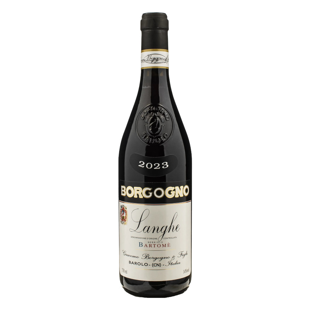 Wino Borgogno Langhe Nebbiolo Bartome 2023 14% czerwone wytrawne 750 ml