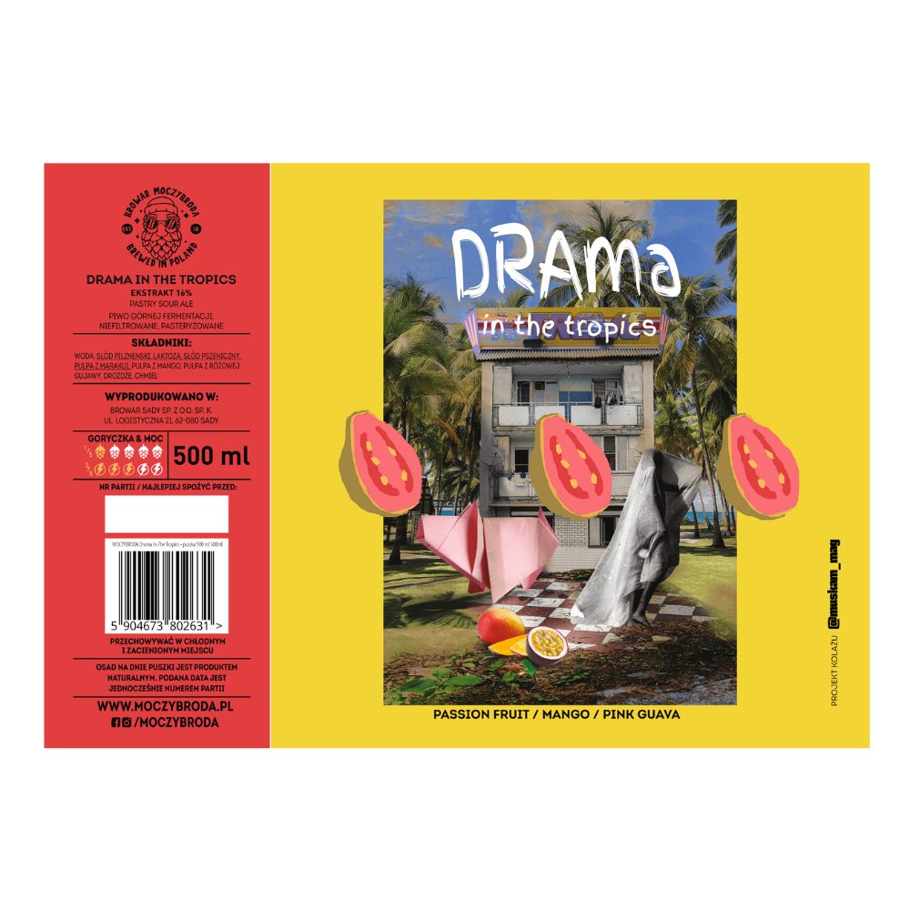 Piwo Moczybroda Drama in the Tropics Pastry Sour Ale 500 ml puszka