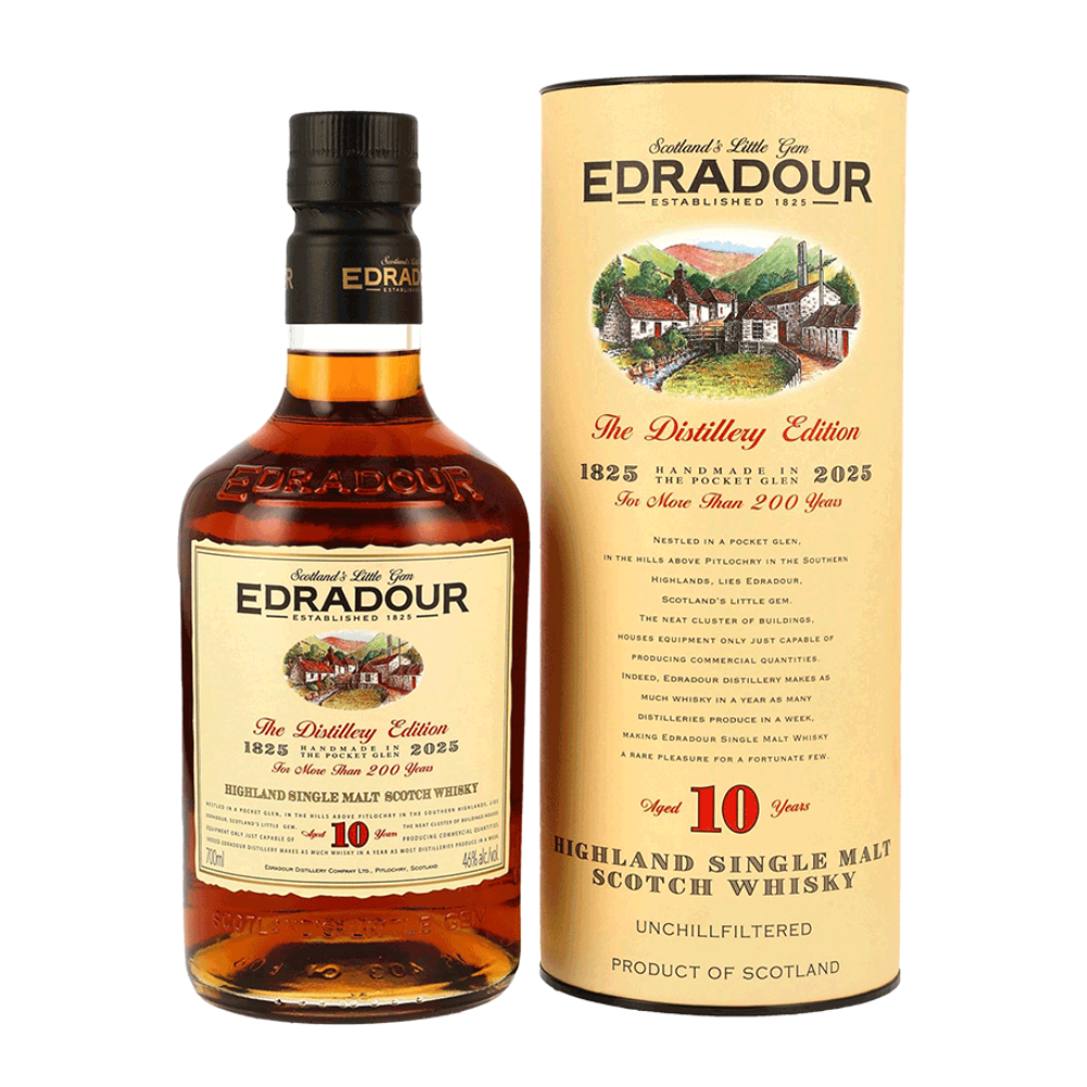 Whisky Edradour 10YO The Distillery Edition 43% 700 ml Tuba