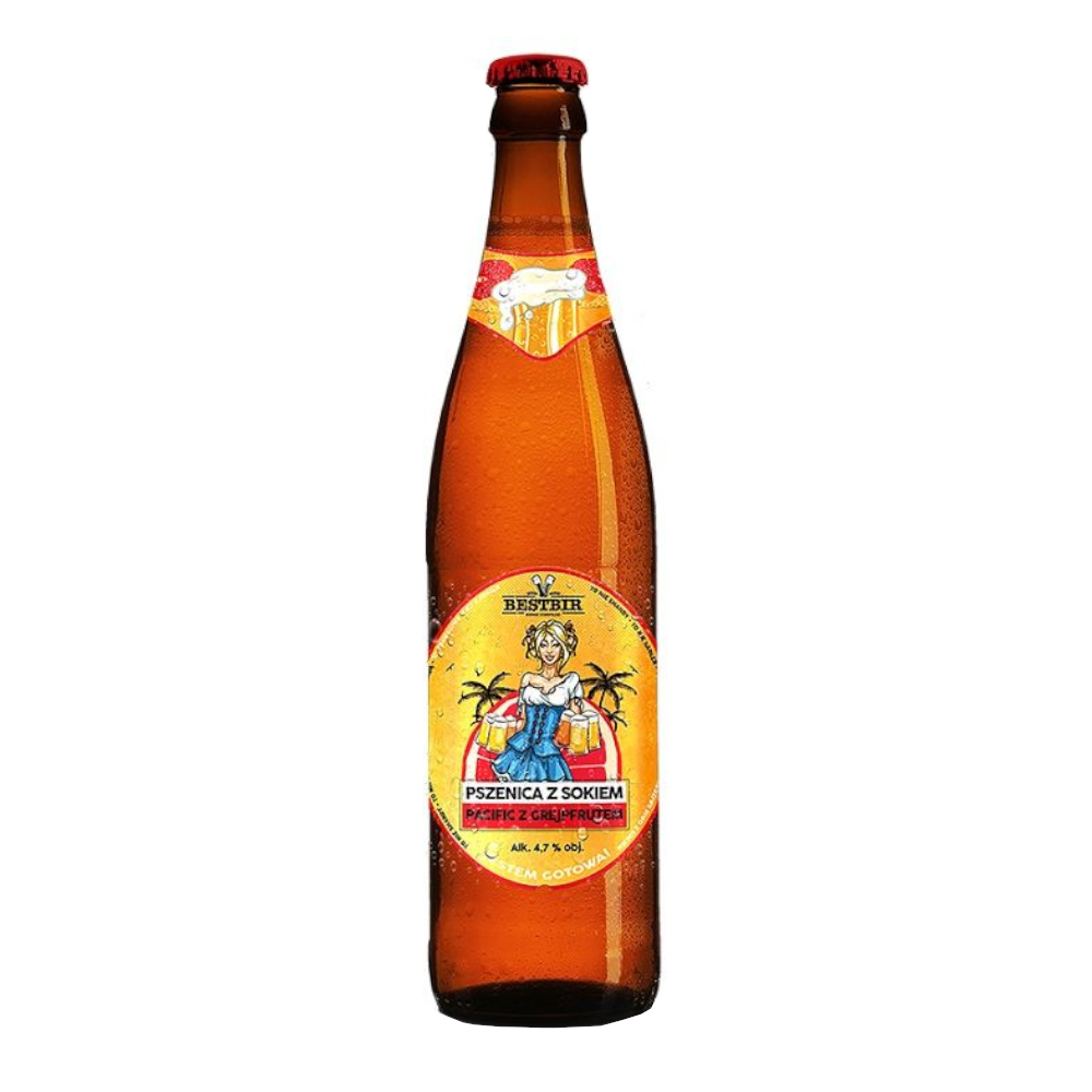 Piwo Bestbir Pacific grejpfrut 4,7% 500 ml
