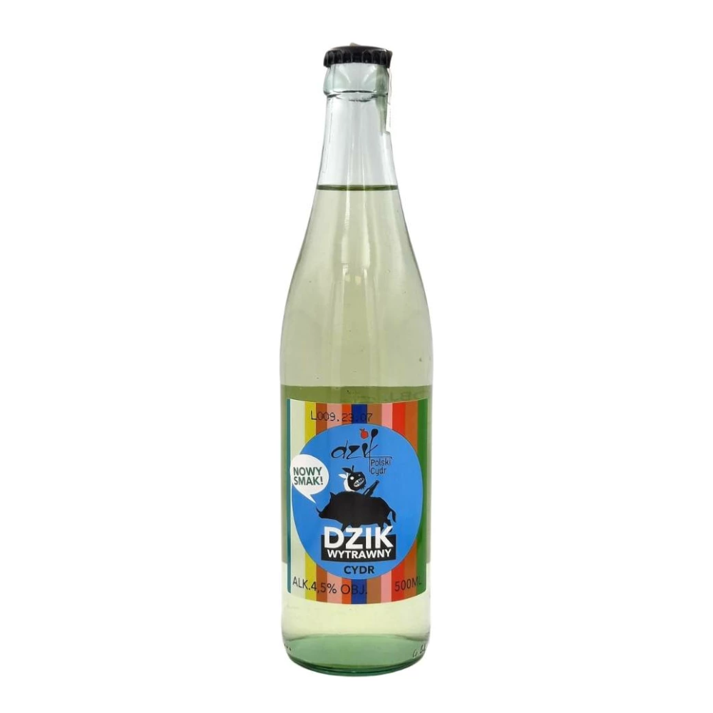 Cydr Dzik Wytrawny 4,5% 500 ml
