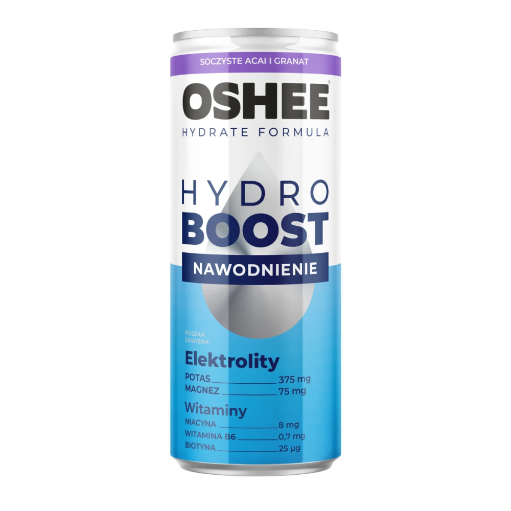 Napój OSHEE HydroBoost Sparkling Acai Granat 250 ml