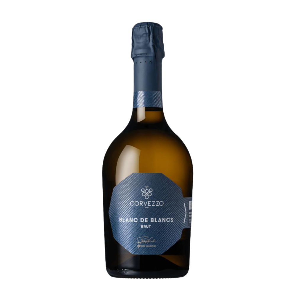 Wino musujące Corvezzo Heritage Collection Cuvee Blanc de Blancs Brut 11% białe wytrawne 750 ml