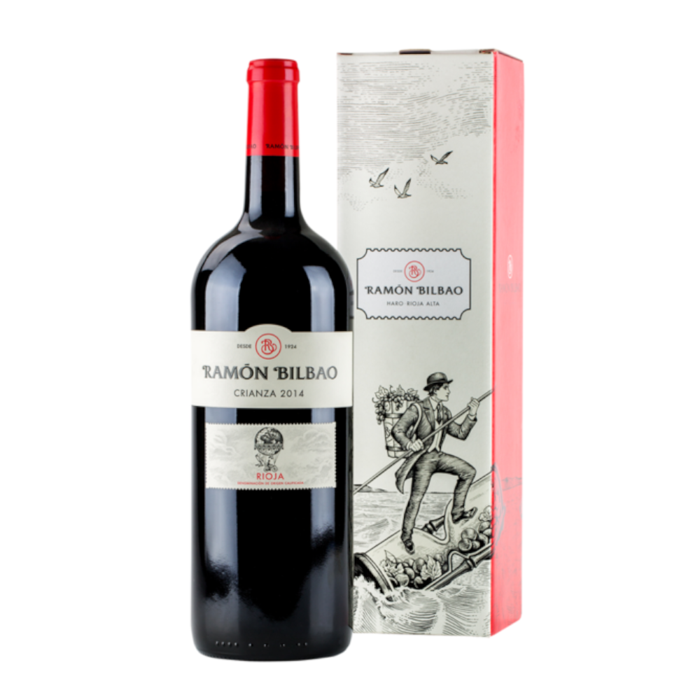 Wino Ramon Bilbao Crianza Magnum 14% czerwone wytrawne 1500 ml