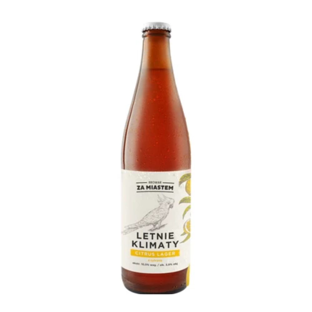 Piwo Browar Za Miastem Letnie Klimaty Citrus Lager 3,9% 500 ml