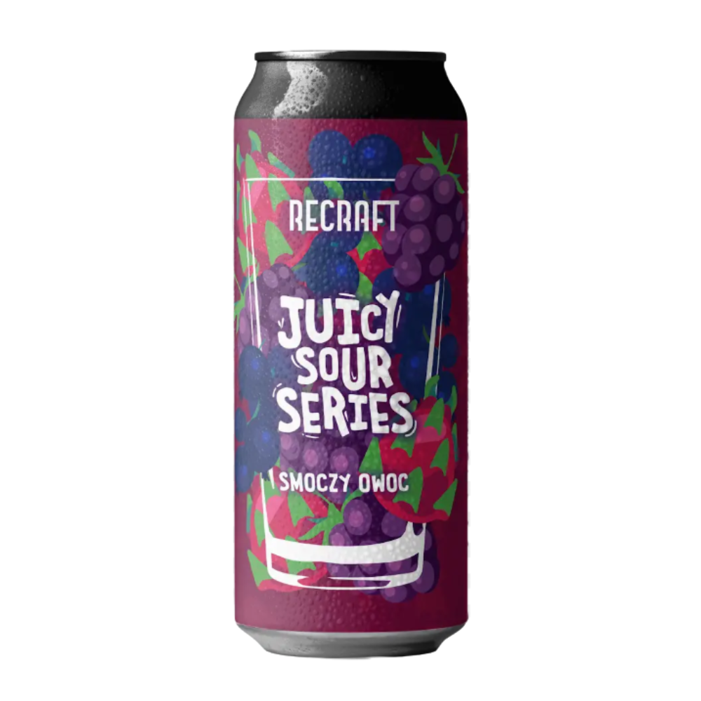 Piwo Recraft Juicy Sour Series Smoczy Owoc 4,5% 500 ml puszka