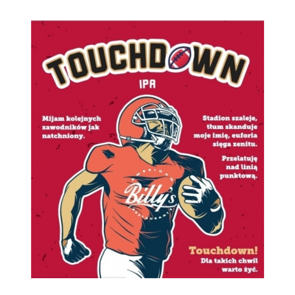 Piwo Billy's Touchdown - IPA 500 ml