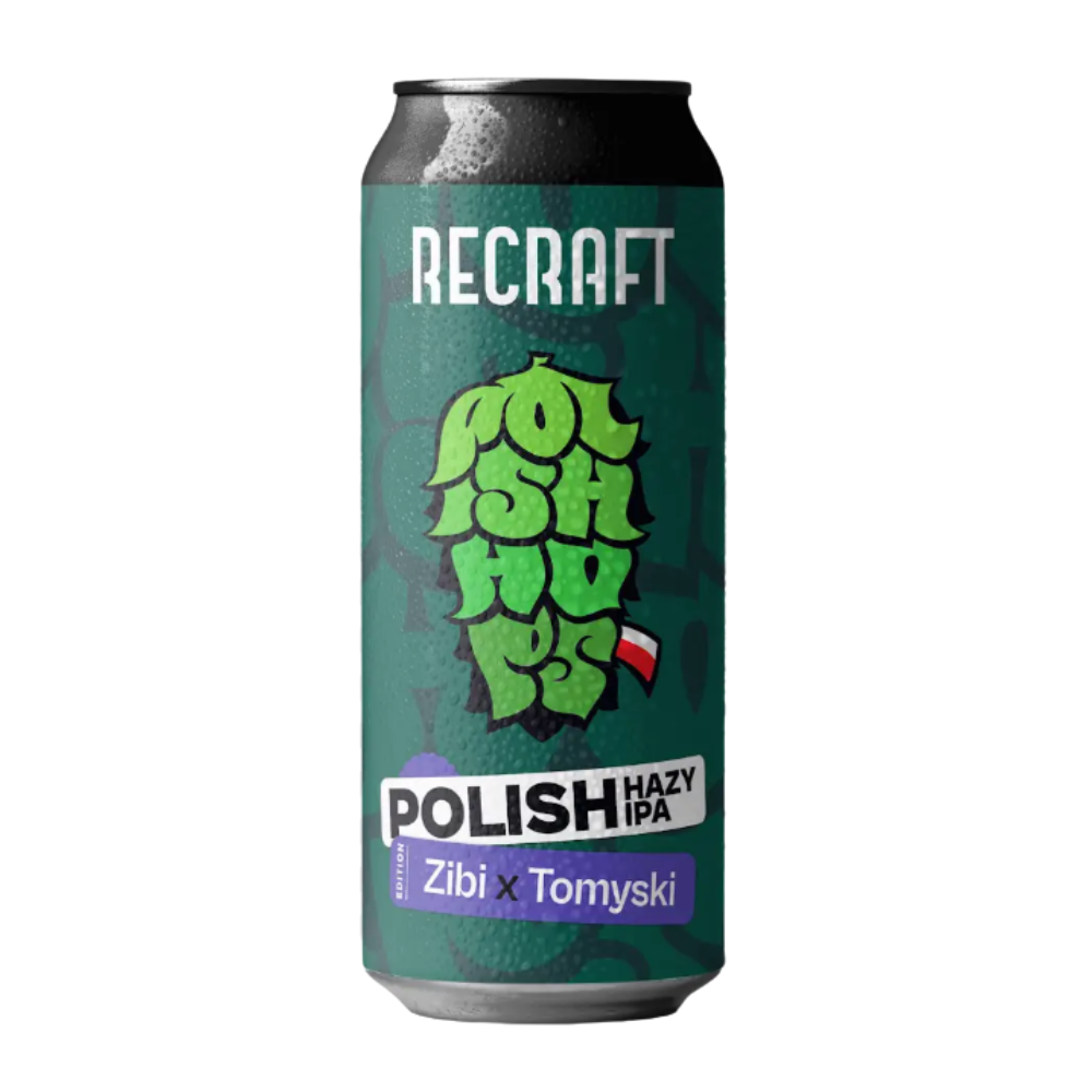Piwo Recraft Polish Hazy IPA Zibi & Tomyski 5,5% 500 ml puszka