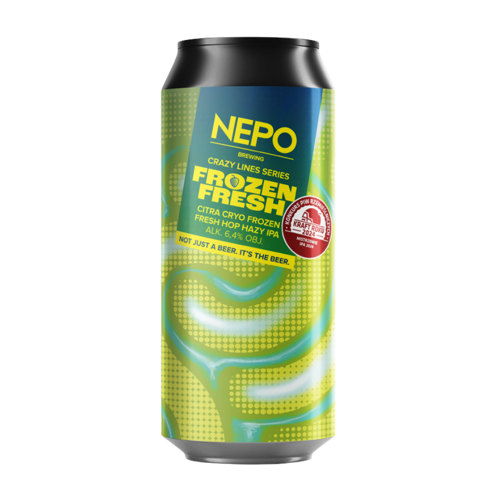Nepomucen Crazy Lines Frozen Fresh 6,4% 500 ml puszka