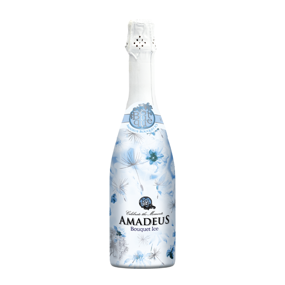 Wino musujące Amadeus Bouquet Ice 10,5% białe półsłodkie 750 ml