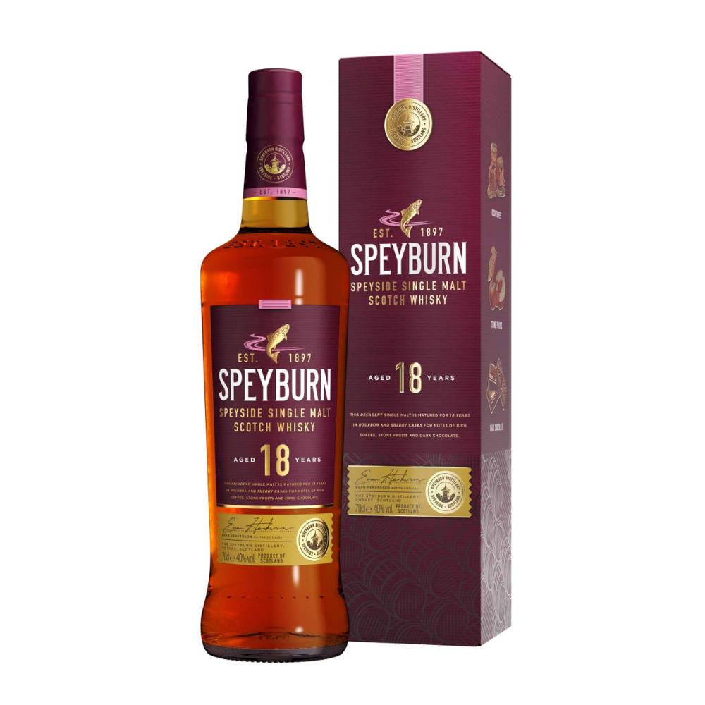 Whisky Speyburn 18YO 40% 700 ml kartonik