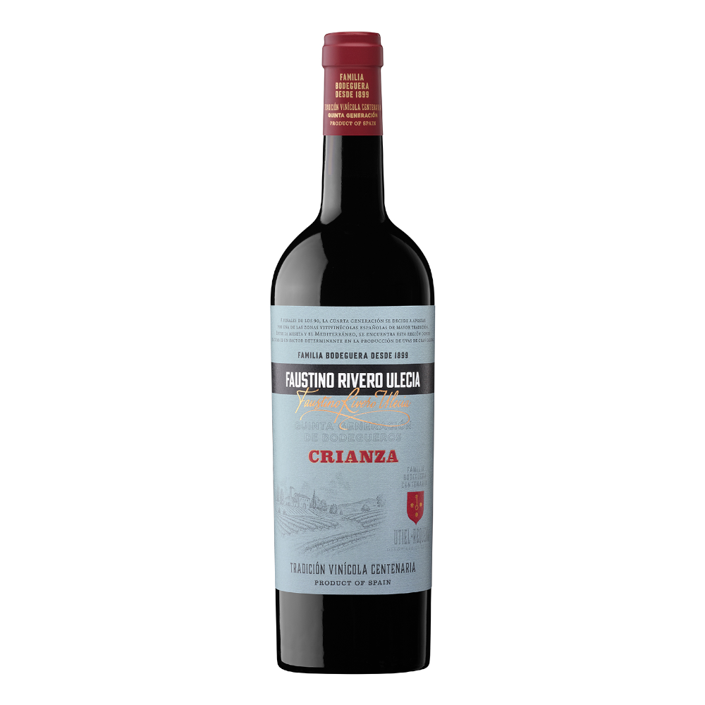 Wino Faustino Rivero Ulecia Crianza Utiel Requena 2021 13% czerwone wytrawne 750 ml
