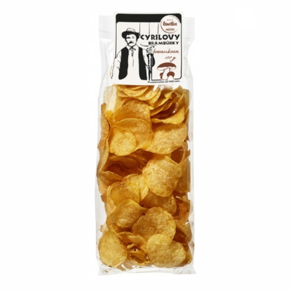 Cyrilovy Bramburky Czeskie Chipsy Bramburky Borowikowe 100 g