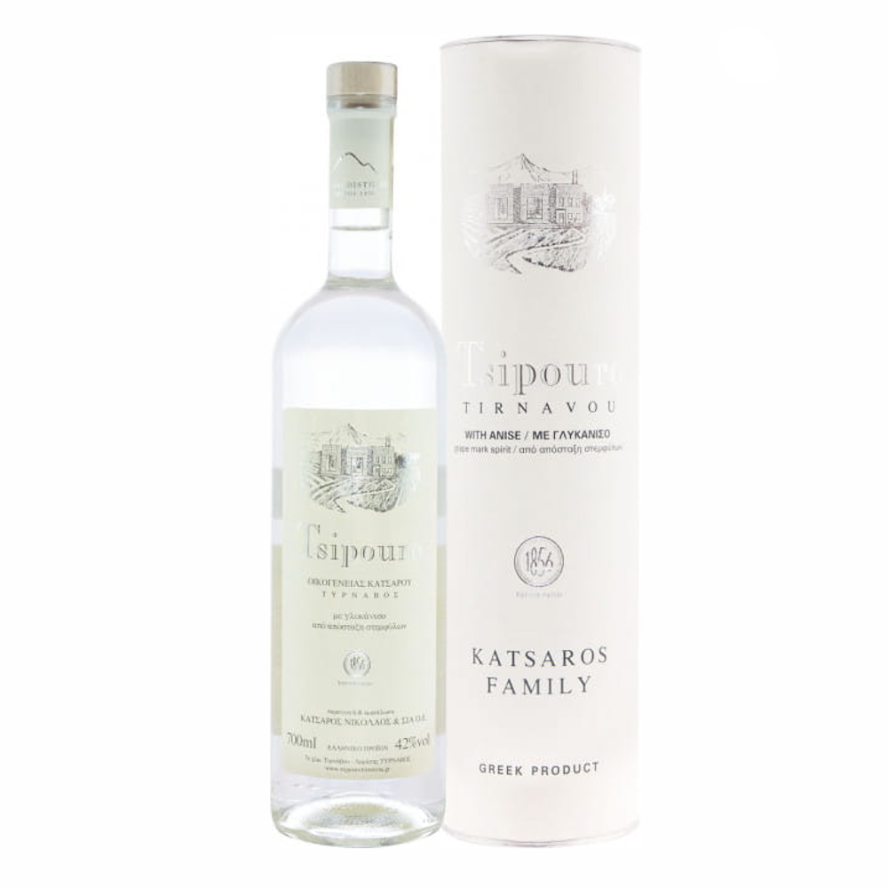 Wódka Tsipouro Tirnavou 42% 700 ml tuba